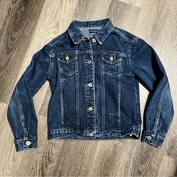 Guess Girls Denim Jacket XL - Picture 1 of 9